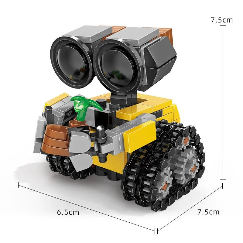 Hot Mini Wall-E Building Block Kit MOC Idea Technical Classic Movie Model Building Block Assembly Children'S Toy Gift
